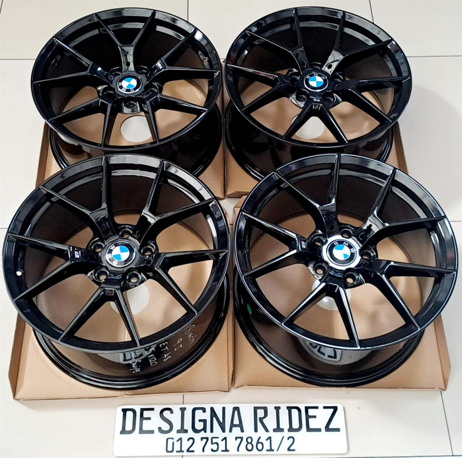 BMW CS STYLE REPS 18"INCH 5/120PCD 9JET48 REARS & 8JET40 FRONTS NEW SETS - Private Seller