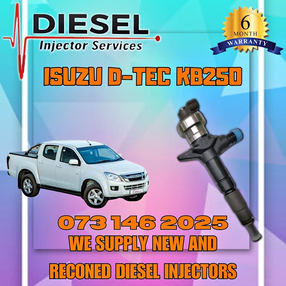 ISUZU KB250 DTEC DIESEL INJECTORS FOR SALE OR RECON - Private Seller ISUZU KB250 DTEC DIESEL INJECTORS FOR SALE OR RECON - Private Seller