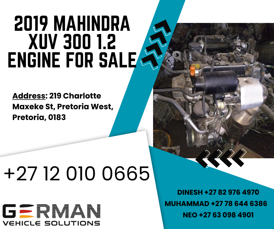 2019 Mahindra 1.2T engine for sale used - Private Seller 2019 Mahindra 1.2T engine for sale used - Private Seller