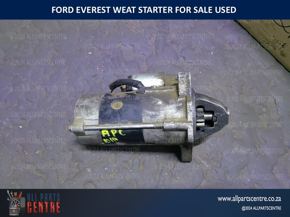 Ford Everest WEAT starter for sale used Ford Everest WEAT starter for sale used