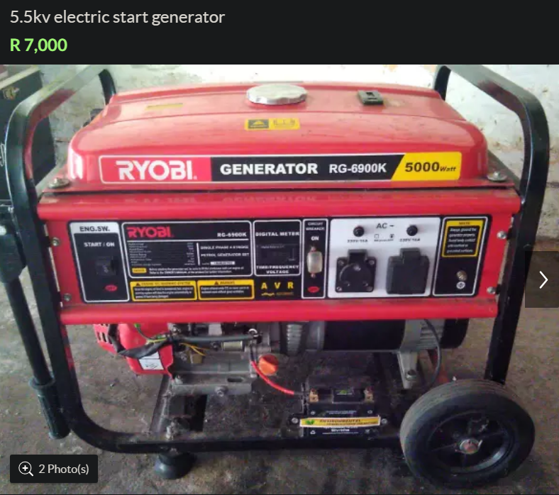 Ryobi Generator Spare Parts South Africa Reviewmotors.co
