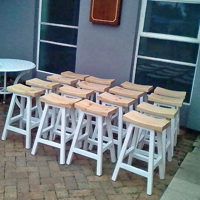 Masters in wooden benches, patio sets, chairs, bar stools, and tables