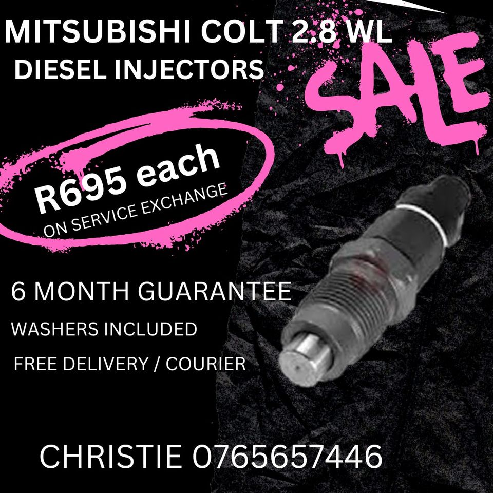 MITSUBISHI COLT 2.8WL DIESEL INJECTORS FOR SALE - Private Seller MITSUBISHI COLT 2.8WL DIESEL INJECTORS FOR SALE - Private Seller
