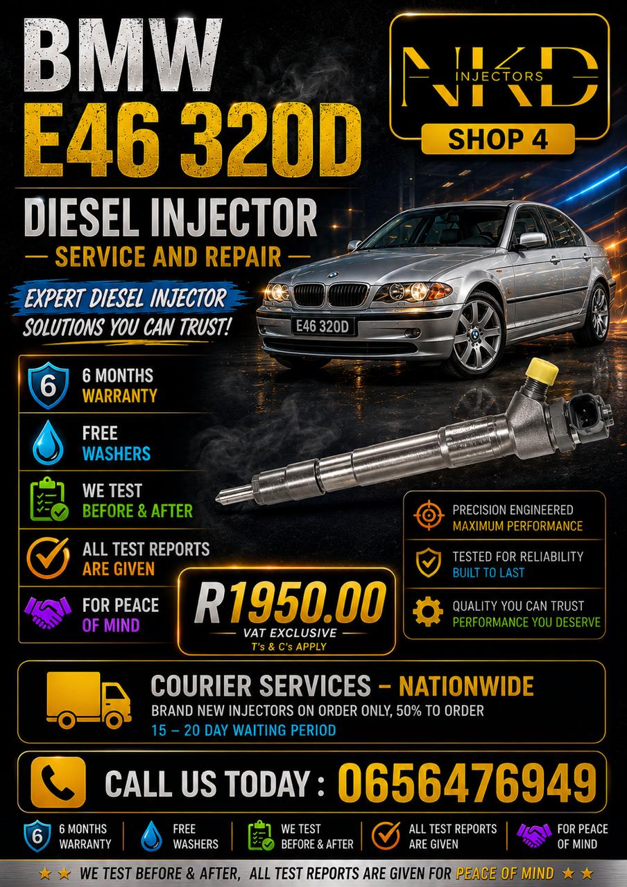 BMW_E46_320D_Diesel_injectors_RECON - Private Seller BMW_E46_320D_Diesel_injectors_RECON - Private Seller
