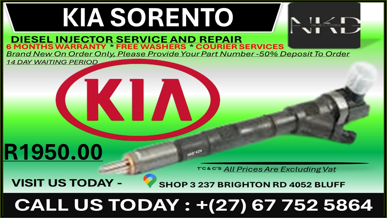 Kia Sorento Diesel Injectors on Recondition - Private Seller Kia Sorento Diesel Injectors on Recondition - Private Seller