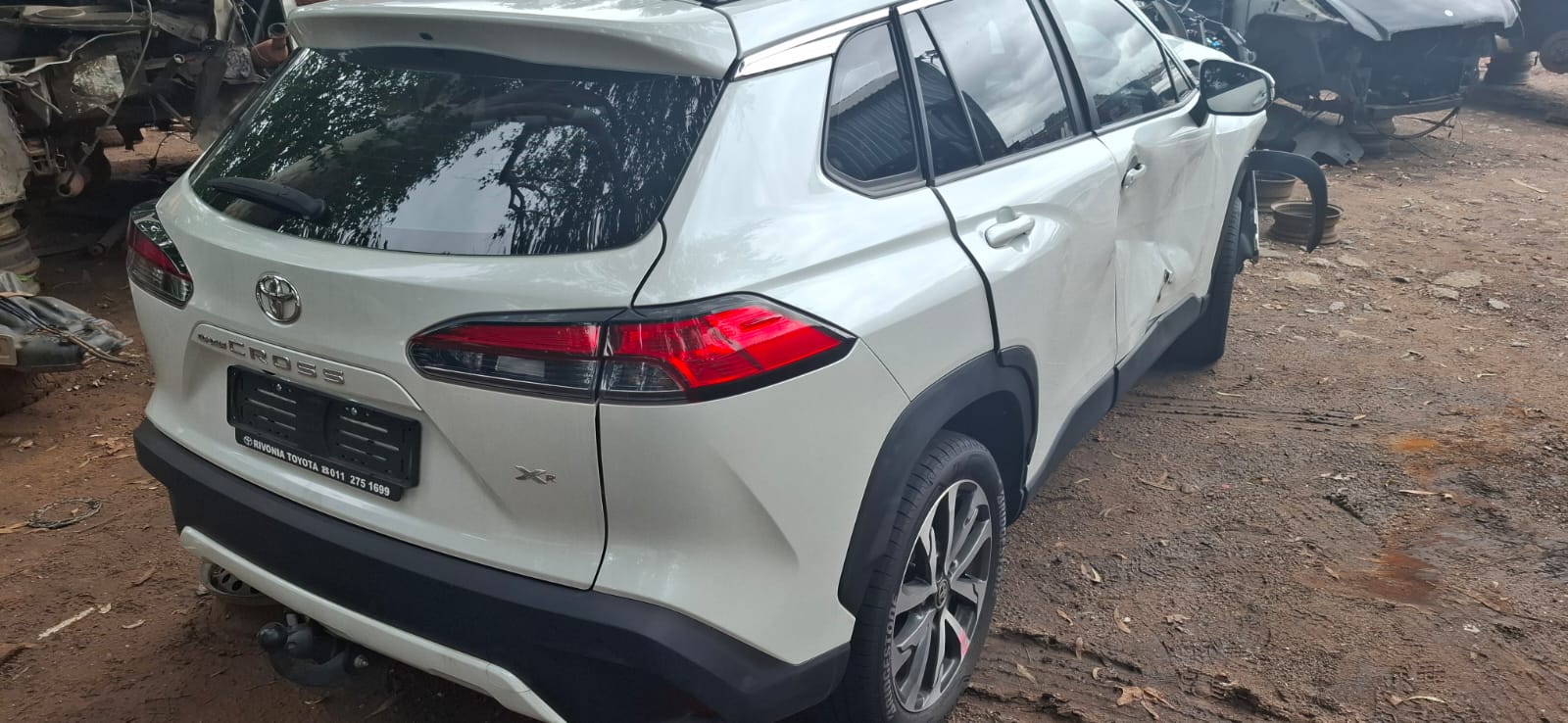 Toyota corolla cross 2022 accident damaged – now stripping for used spares