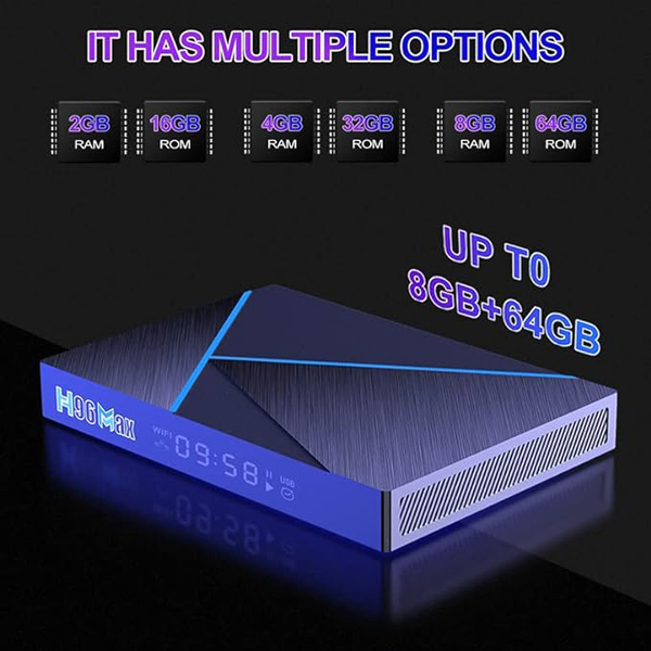 Smart TV BOX H96 Max 8GB+128GB 8K
