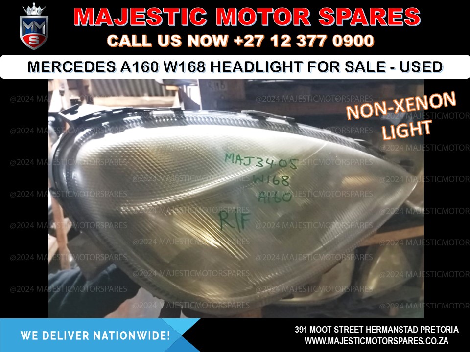 Mercedes W168 Headlight (Non-xenon) for Sale - Used - Private Seller Mercedes W168 Headlight (Non-xenon) for Sale - Used - Private Seller