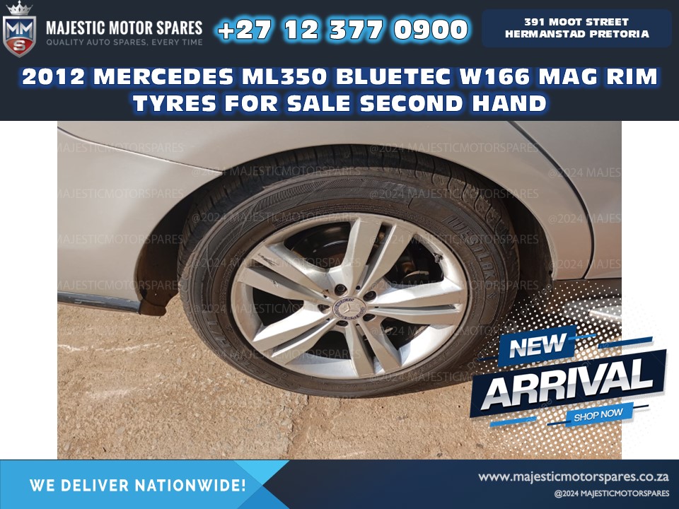 2012 Mercedes ML350 Bluetec W166 Used Mag Rim Tyres for Sale - Private Seller