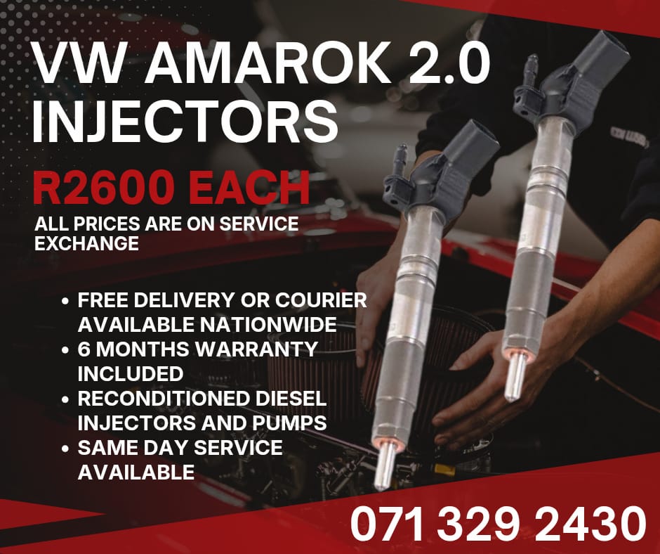 VW AMAROK 2.0 INJECTORS FOR SALE WITH WARRANTY - Private Seller VW AMAROK 2.0 INJECTORS FOR SALE WITH WARRANTY - Private Seller