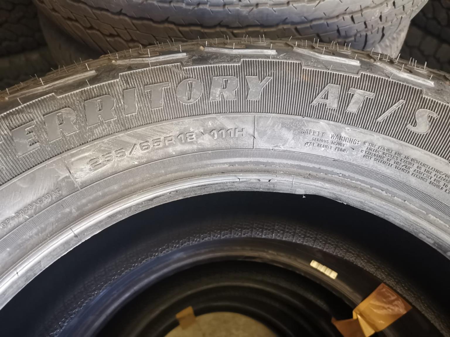 255/65/18 Goodyear Wrangler Territory A/Ts brand new set - Private Seller 255/65/18 Goodyear Wrangler Territory A/Ts brand new set - Private Seller