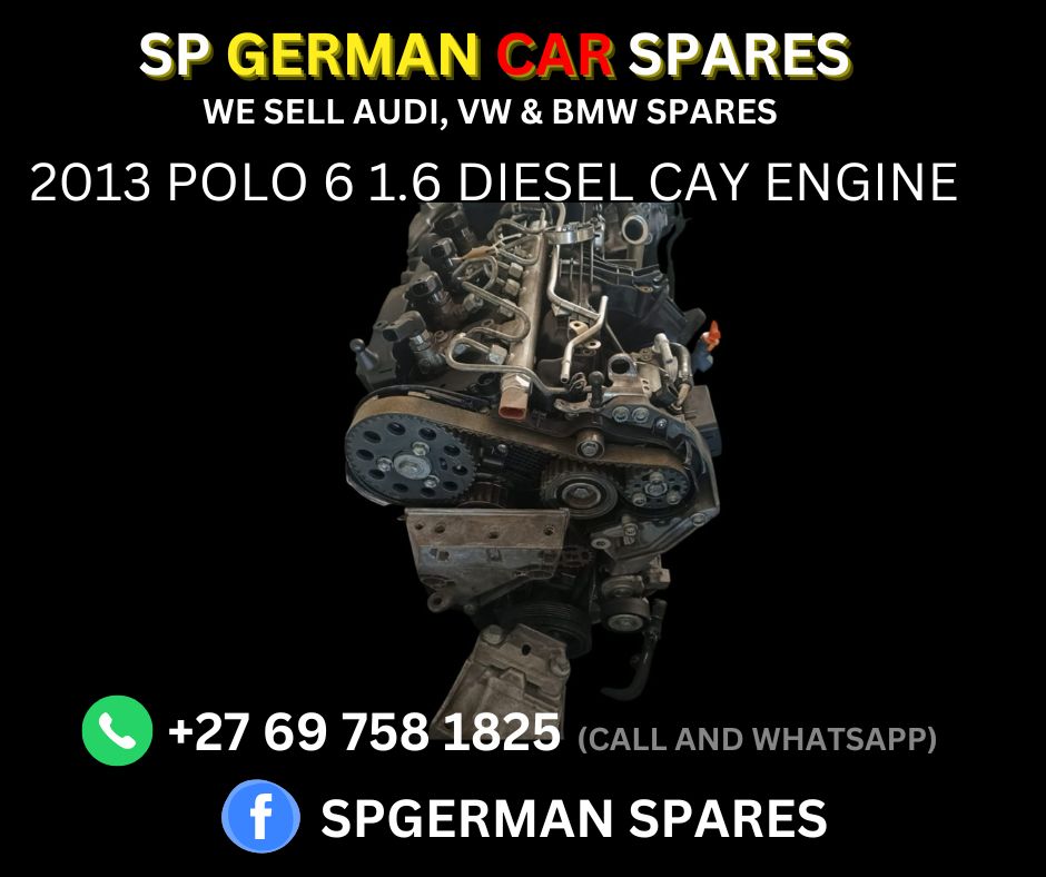 2013 POLO 6 1.6 DIESEL CAY ENGINE FOR SALE!!! - Private Seller
