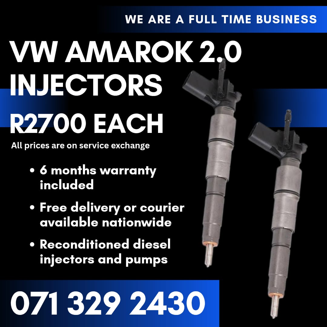 VW AMAROK 2.0 INJECTORS FOR SALE WITH WARRANTY - Private Seller VW AMAROK 2.0 INJECTORS FOR SALE WITH WARRANTY - Private Seller