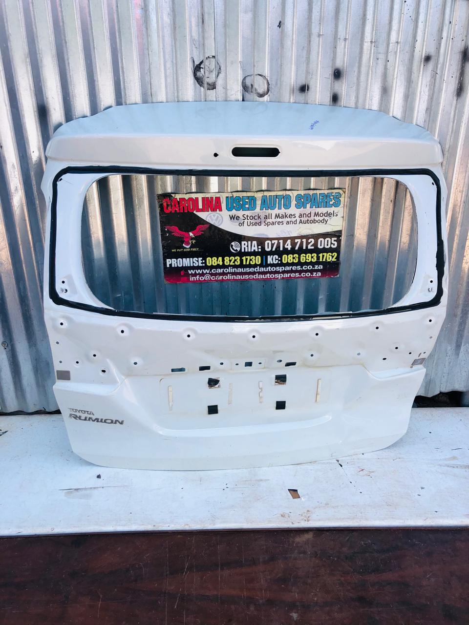 Toyota Rumion tailgate - Private Seller Toyota Rumion tailgate - Private Seller
