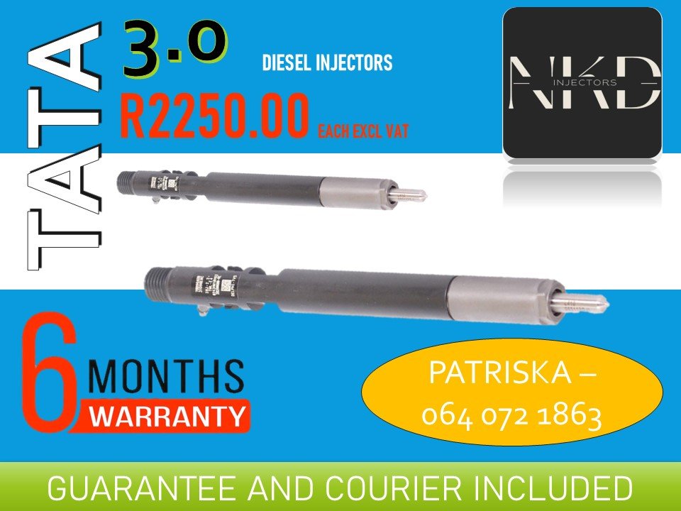 3.0 TATA INJECTORS FOR SALE OR TO RECON - Private Seller 3.0 TATA INJECTORS FOR SALE OR TO RECON - Private Seller
