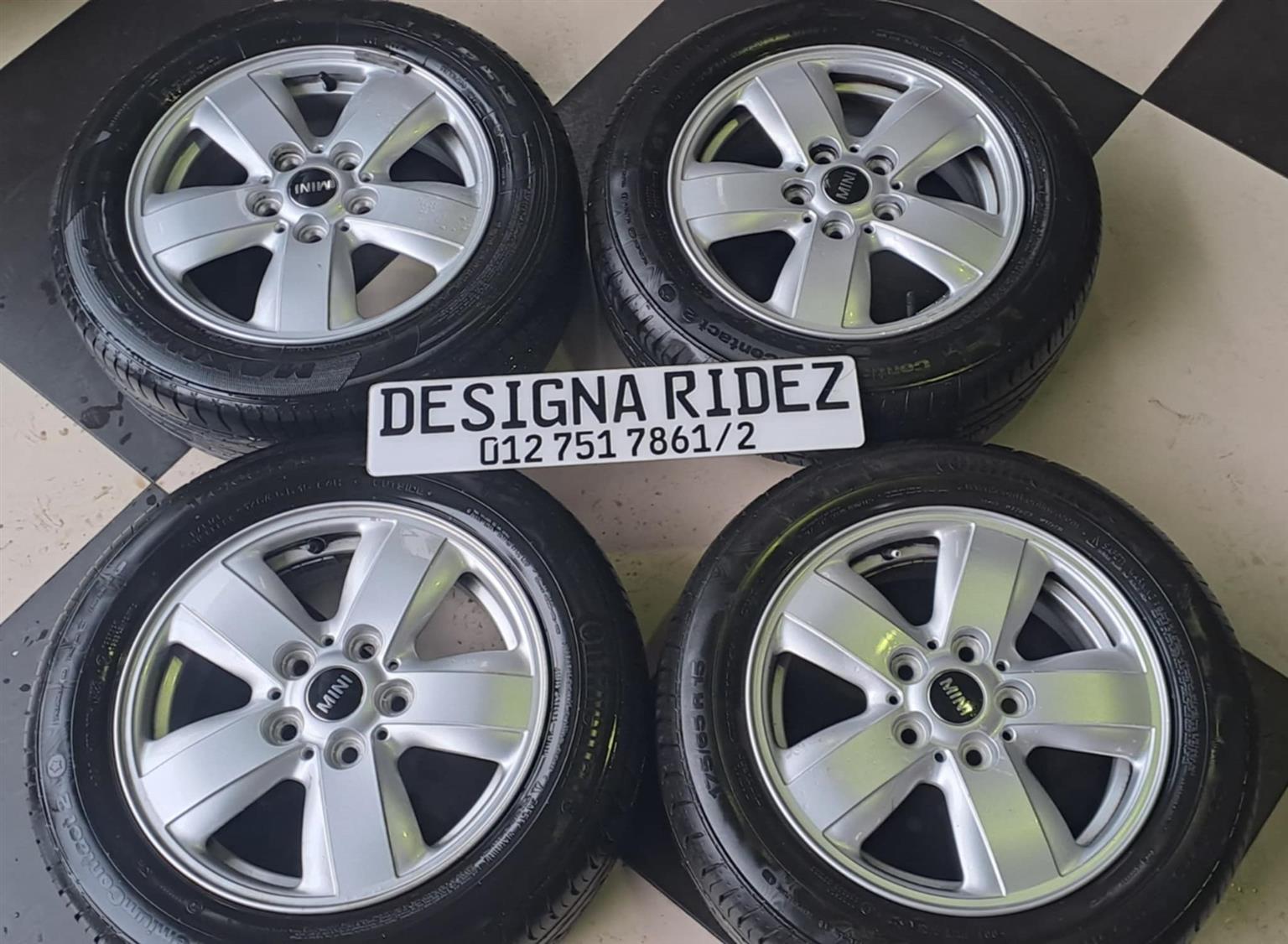 MINI COOPER WHEELS & TIRES 175/65 R15 - Private Seller MINI COOPER WHEELS & TIRES 175/65 R15 - Private Seller