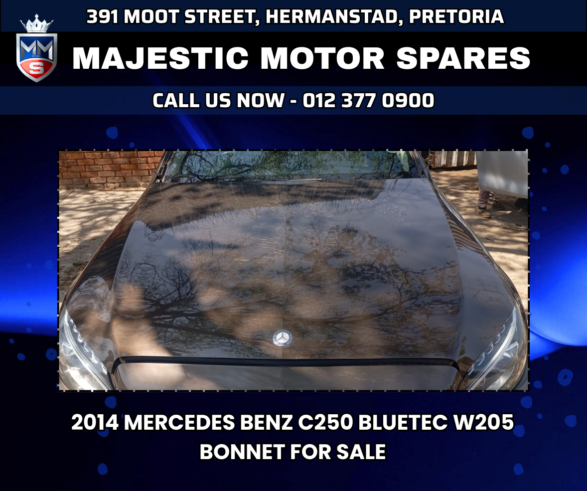 2014 Mercedes C250 Bluetec W205 Bonnet – Used For Sale - Private Seller 2014 Mercedes C250 Bluetec W205 Bonnet – Used For Sale - Private Seller