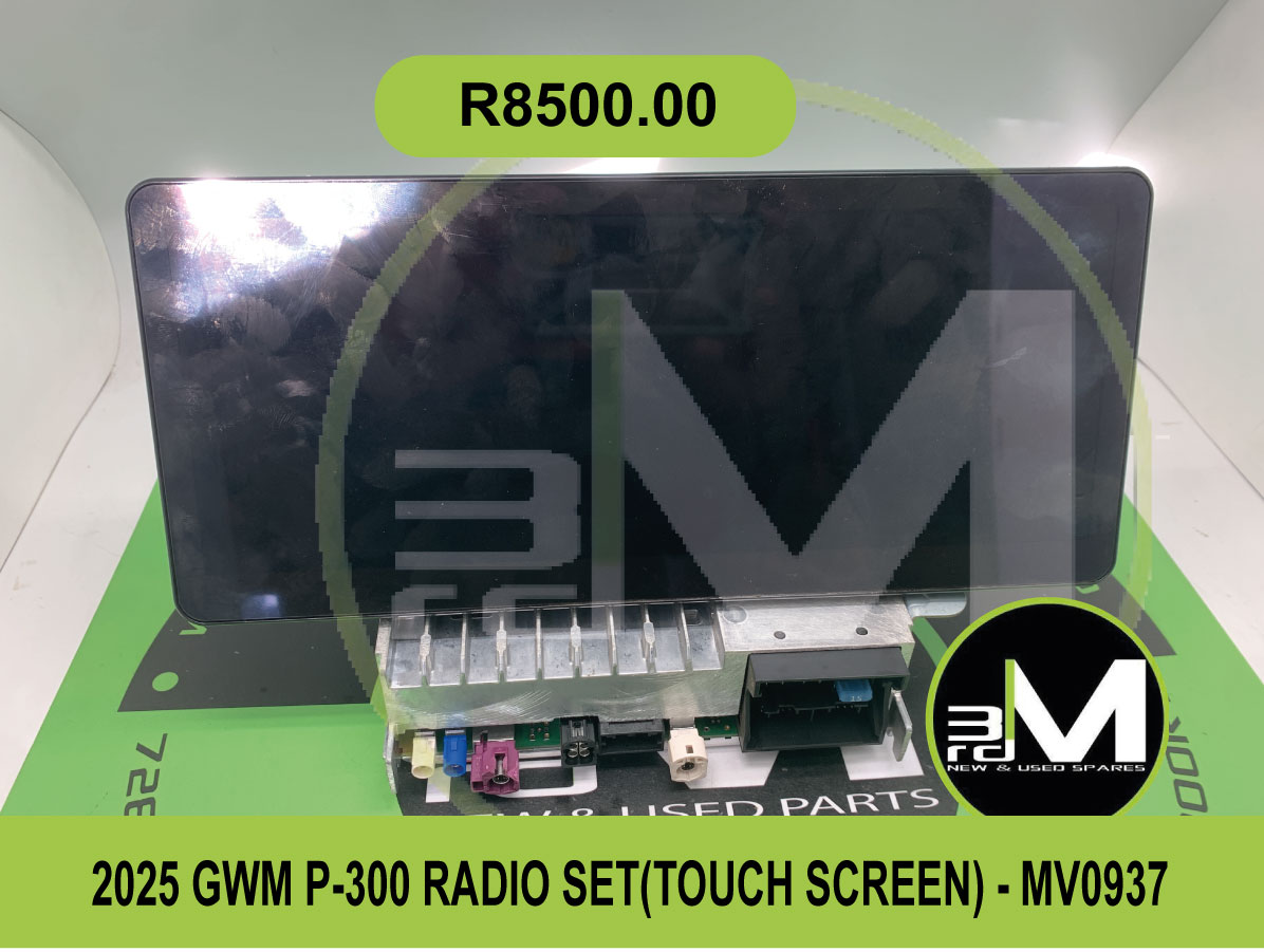 RADIO SET (TOUCH SCREEN) GWM P-300 - Private Seller RADIO SET (TOUCH SCREEN) GWM P-300 - Private Seller