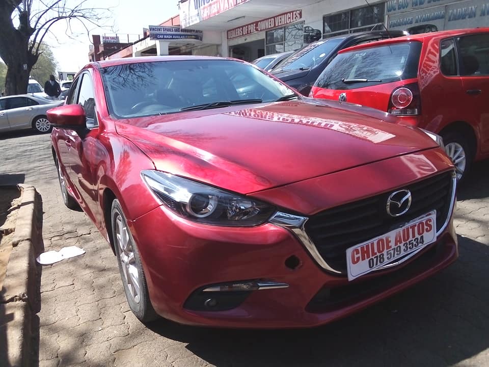 2017 MAZDA3 1.6 MANUAL  MAROON COLOR  SERVICE BOOK 52.000 KM