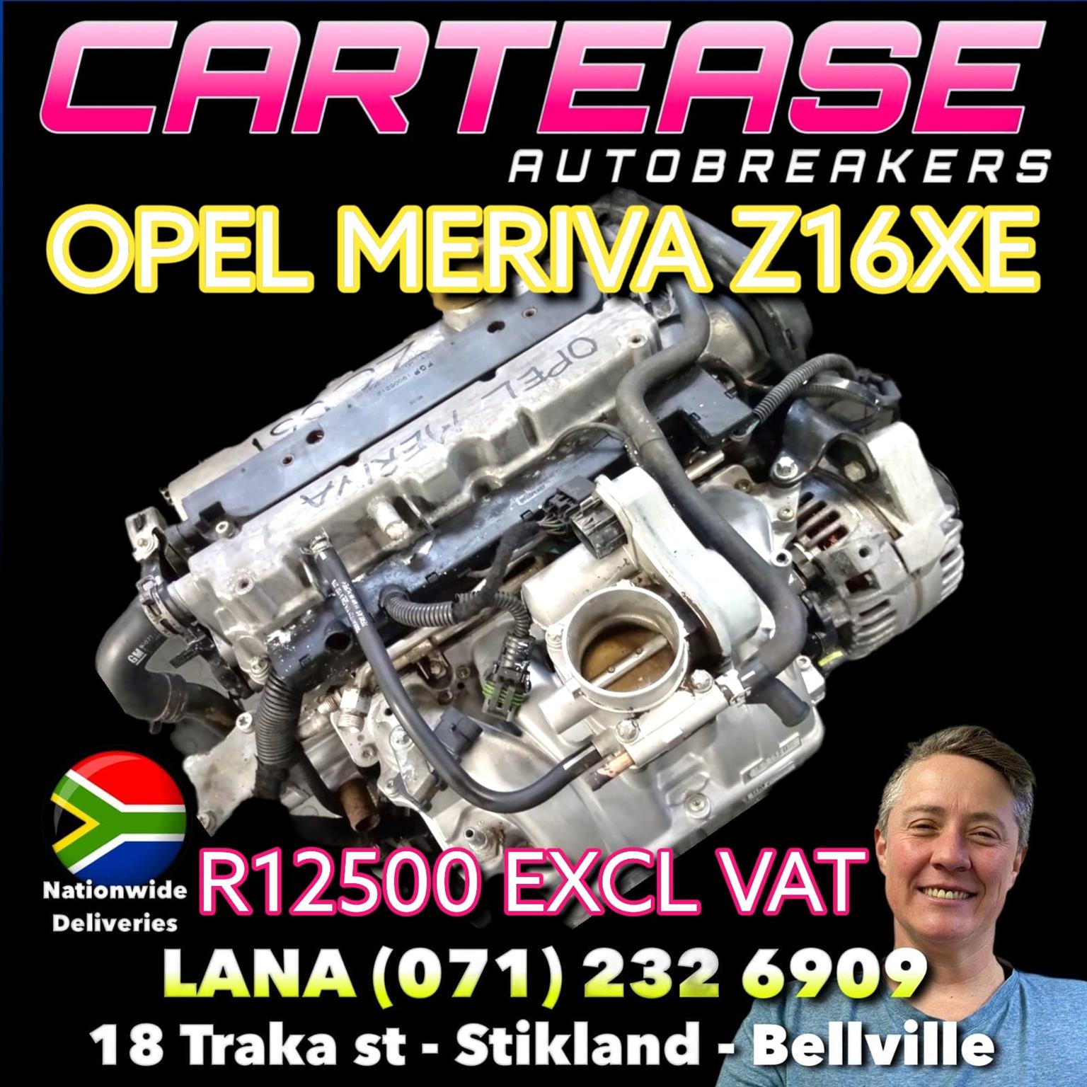 OPEL MERIVA Z16XE ENGINE - Private Seller
