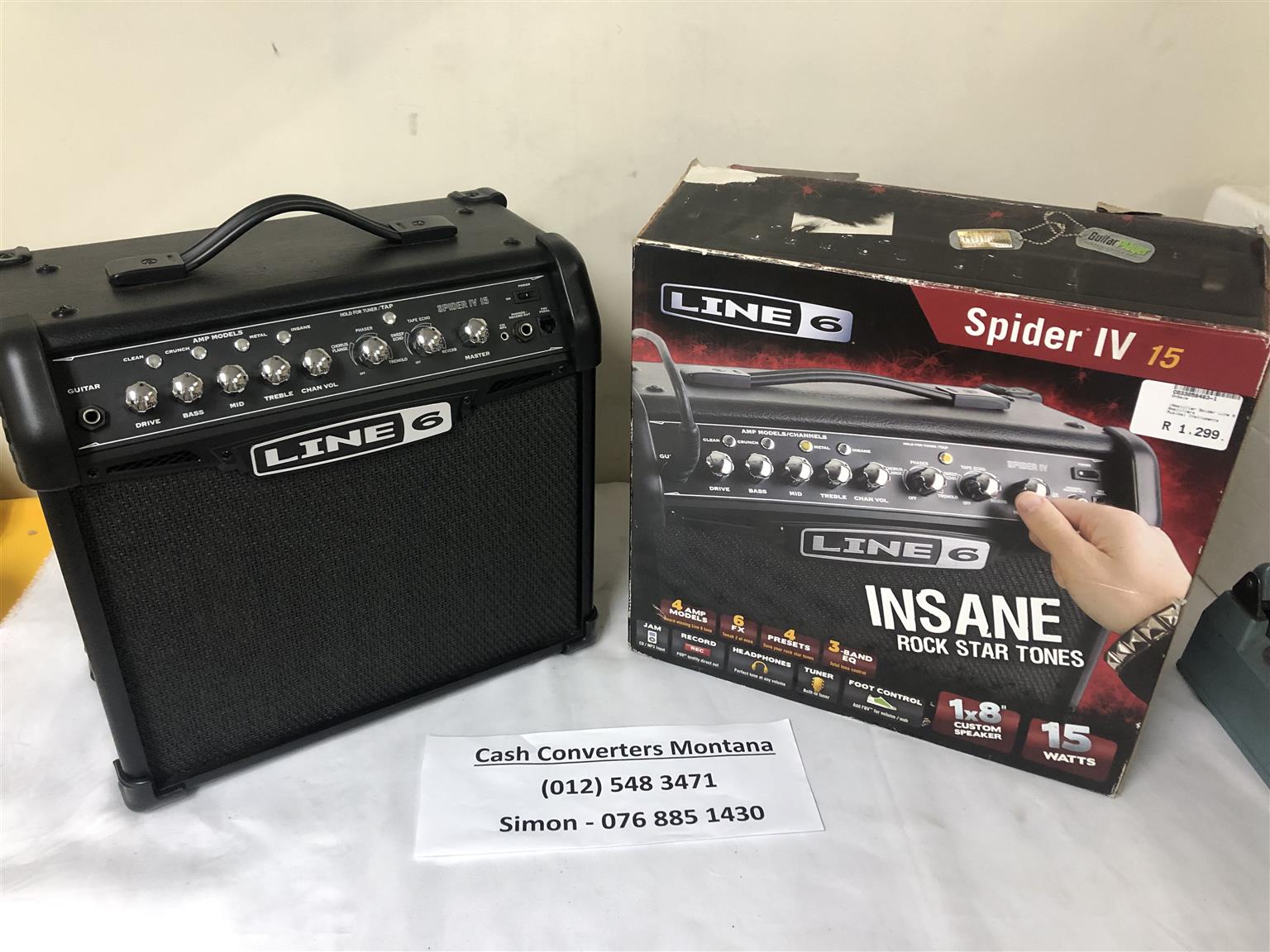 Amplifier Line 6 Insane Spider lV 