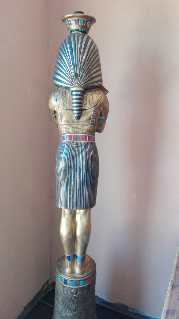 Pharaoh Tutankhamun Lampstand