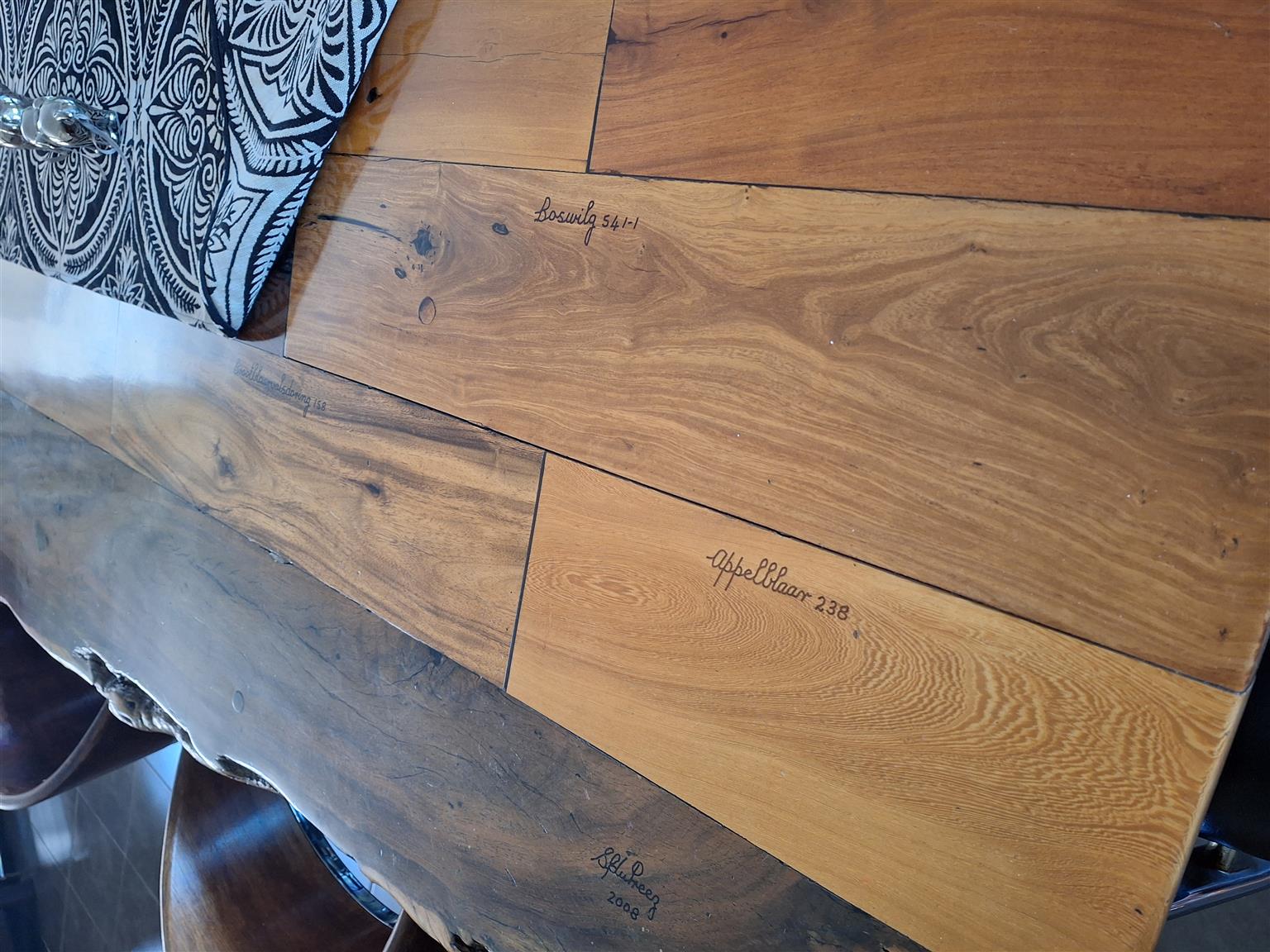 Unique handmade wood table. Masterpuece