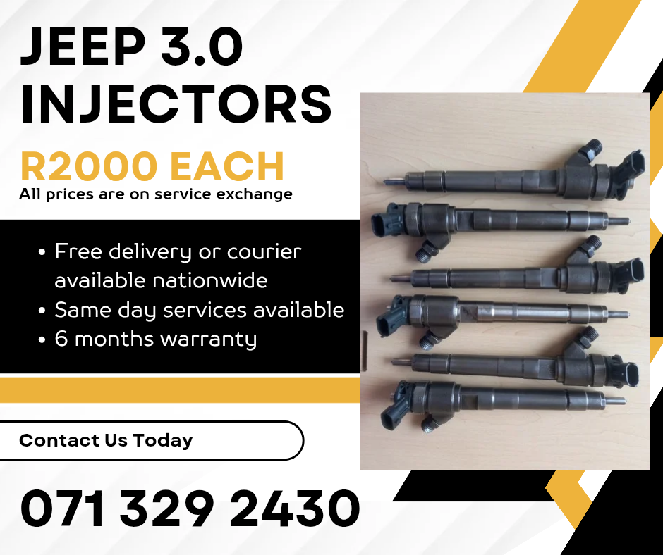 JEEP 3.0 INJECTORS FOR SALE WITH WARRANTY ON - Private Seller JEEP 3.0 INJECTORS FOR SALE WITH WARRANTY ON - Private Seller