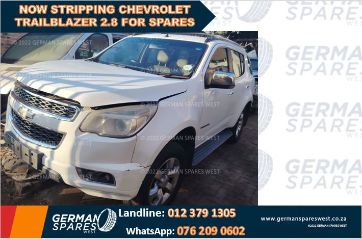 Now Stripping Chevrolet Trailblazer 2.8 For Spares - Private Seller Now Stripping Chevrolet Trailblazer 2.8 For Spares - Private Seller