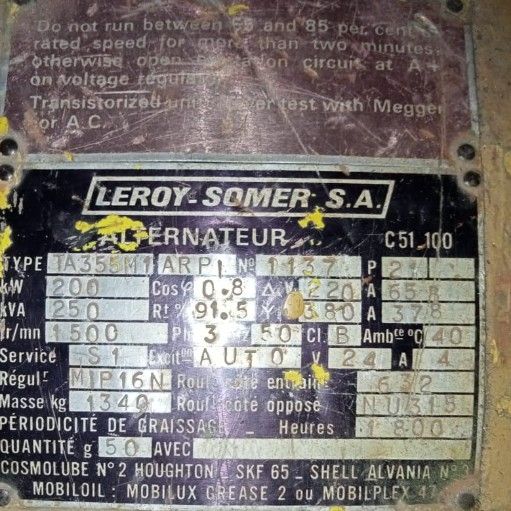 270 kva Caterpillar Diesel Generator Junk Mail