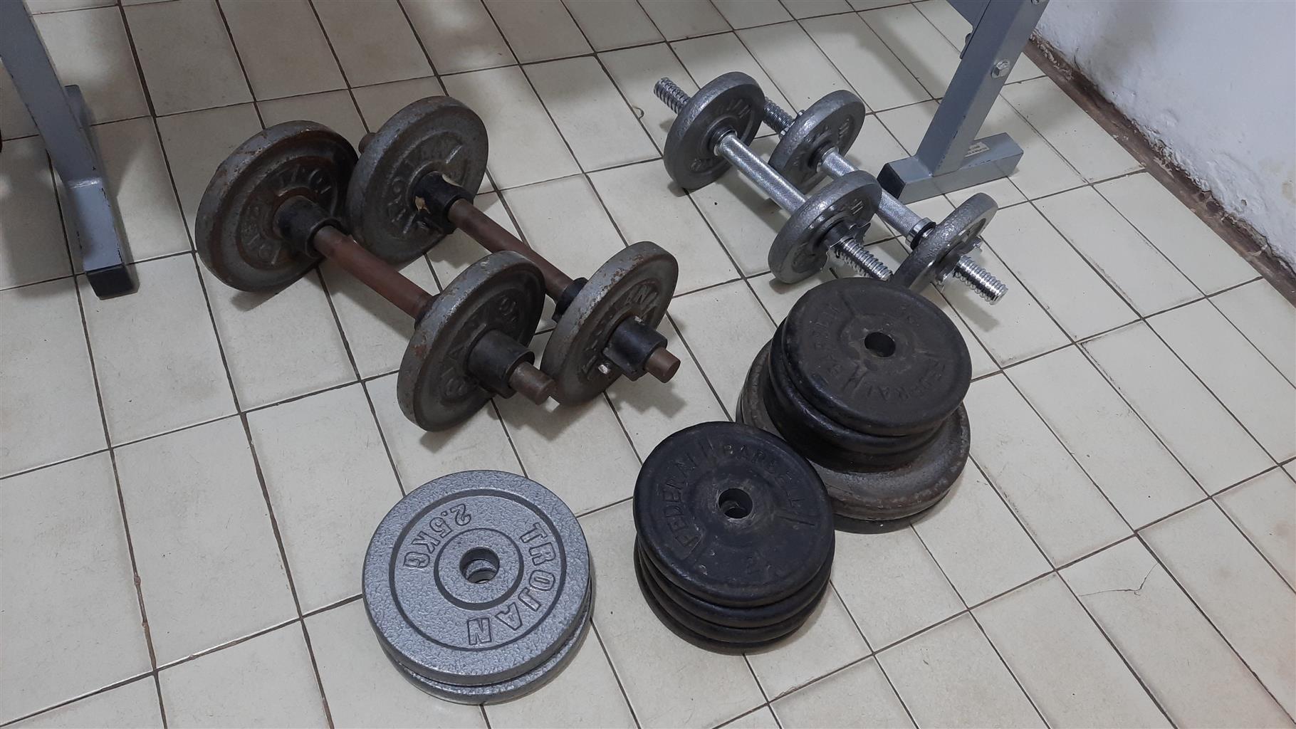 Dumbbell price online olx