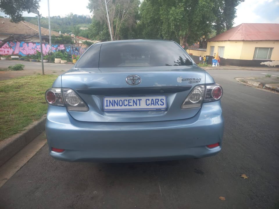 2014 TOYOTA COROLLA QUEST 1.6 Engine Petrol, Manual, Blue color, mileage 380000kms