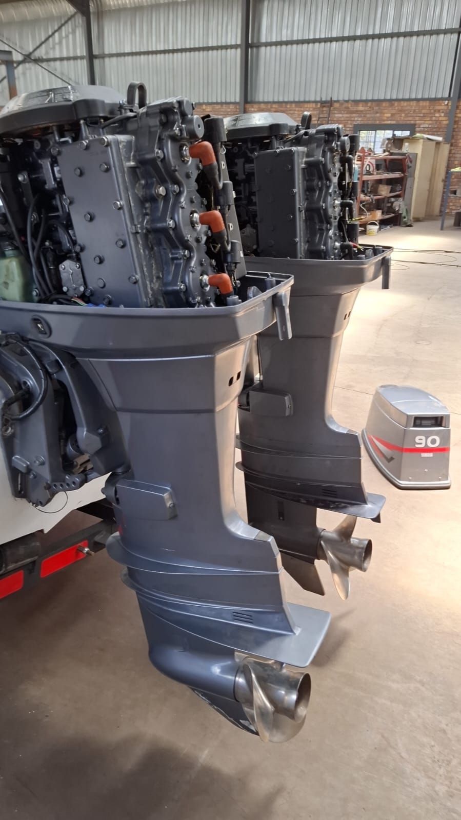 2x YAMAHA 90HP ULTRA LONG SHAFTS TRIM AND TILT MOTORS FOR SALE
