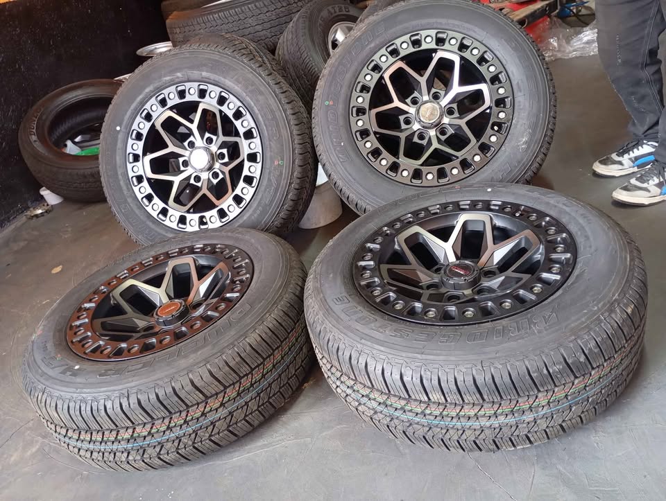 18" 6 holes new set of bakkie rims and tyres available immediately. - Private Seller