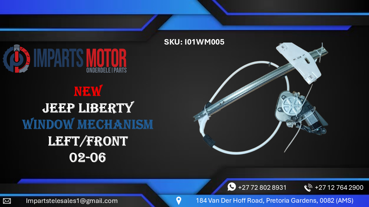 NEW JEEP LIBERTY WINDOW MECHANISM LEFT/FRON 02-06 FOR SALE!!!! - Private Seller