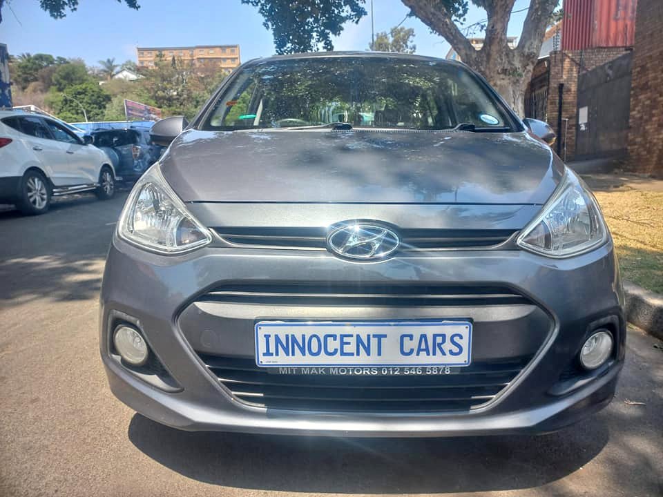 2015 HYUNDAI i10 GRAND 1.2 PETROL, MANUAL  GREY COLOR, MILEAGE 91000KMS