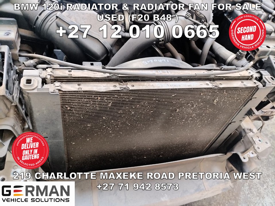BMW 120i radiator & radiator fan for sale used (f20 b48) - Private Seller BMW 120i radiator & radiator fan for sale used (f20 b48) - Private Seller