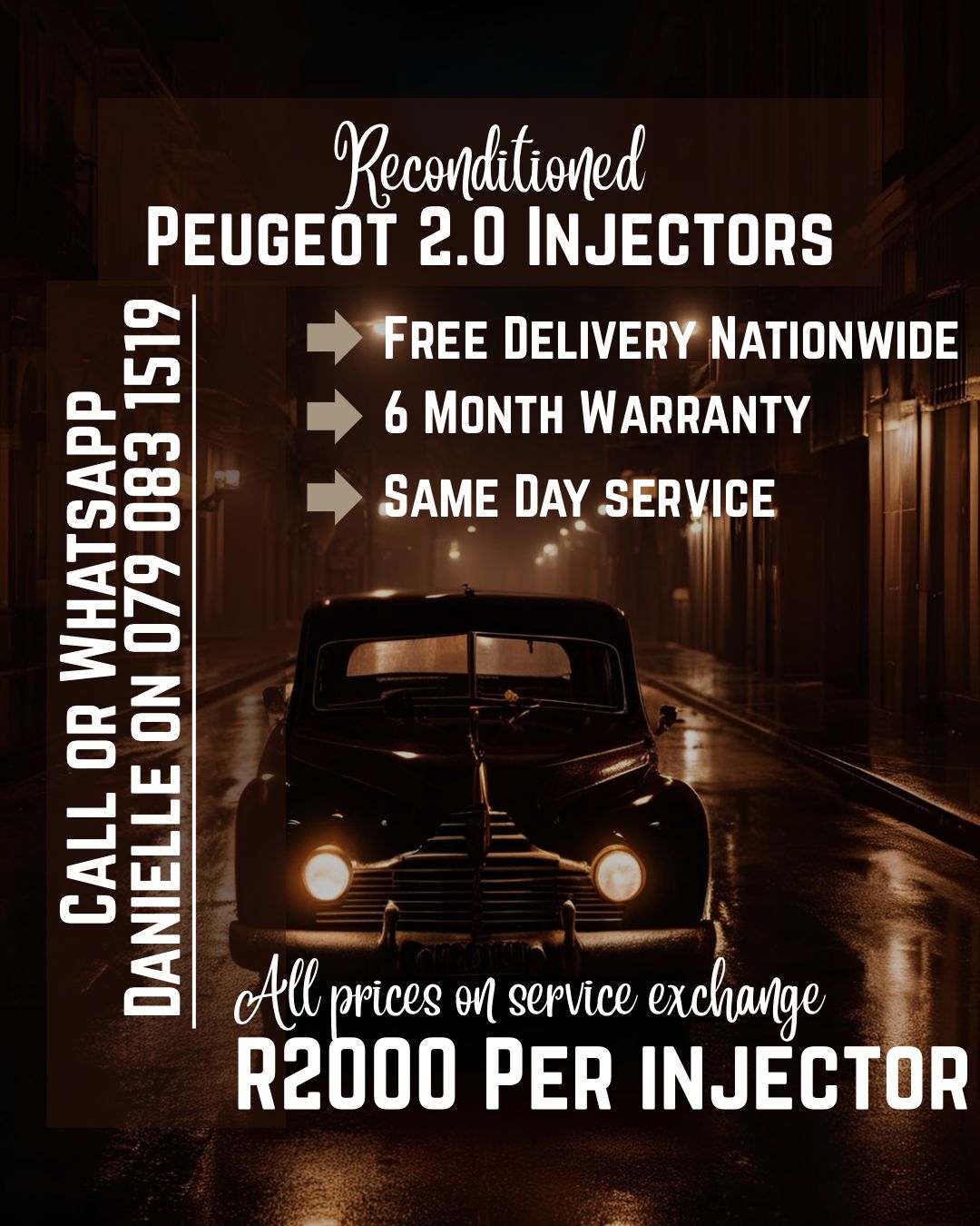 PEUGEOT 2.0 INJECTORS FOR SALE WITH WARRANTY INCLUDED - Private Seller PEUGEOT 2.0 INJECTORS FOR SALE WITH WARRANTY INCLUDED - Private Seller