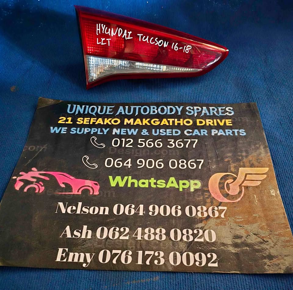 Hyundai Tucson Left Inner Tail Light Hyundai Tucson Left Inner Tail Light