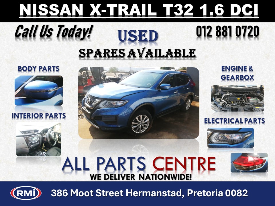 Blue Nissan X-Trail T32 1.6 DCI stripping for spares - Private Seller Blue Nissan X-Trail T32 1.6 DCI stripping for spares - Private Seller