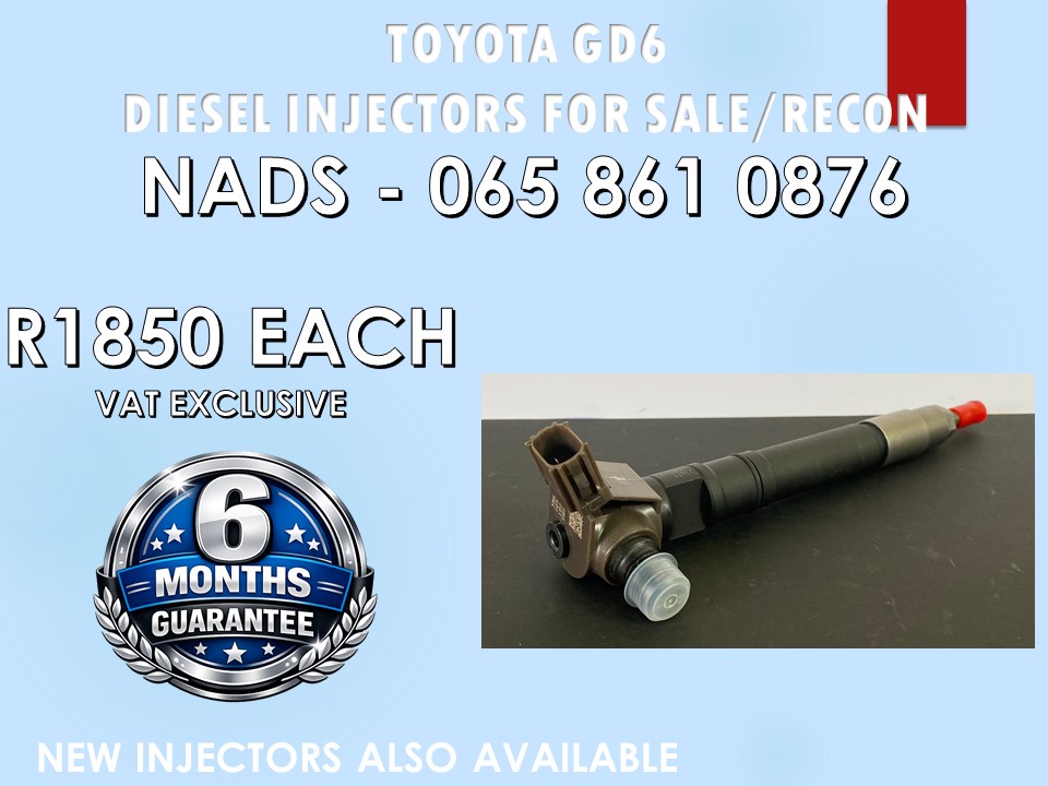 REBUILT DIESEL INJECTORS FOR SALE FOR TOYOTA GD6 - Private Seller REBUILT DIESEL INJECTORS FOR SALE FOR TOYOTA GD6 - Private Seller