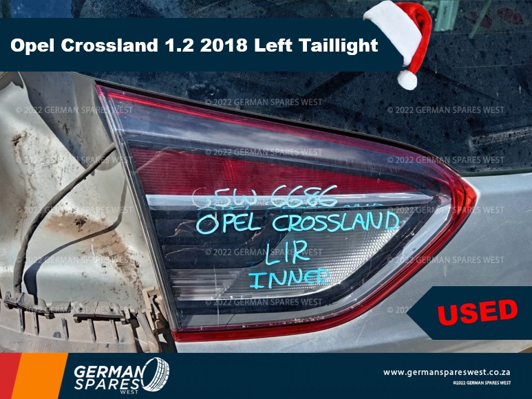 Opel Crossland 1.2 2018 USED Left Inner Taillight for sale - Private Seller Opel Crossland 1.2 2018 USED Left Inner Taillight for sale - Private Seller
