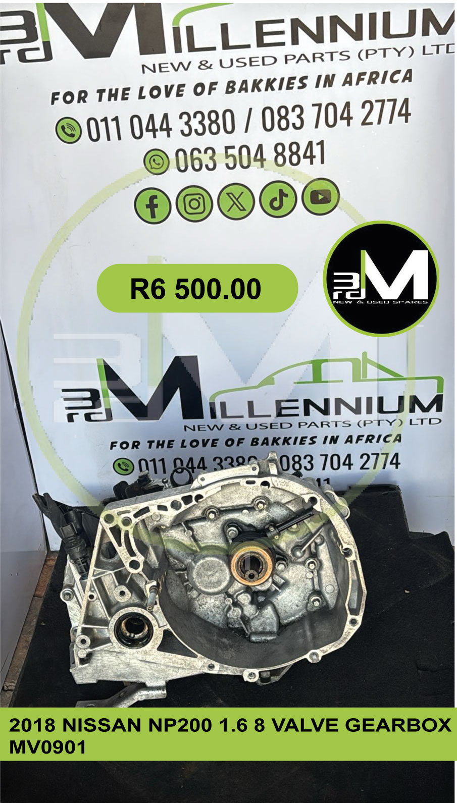 2018 NISSAN NP200 1.6 8 VALVE GEARBOX - MV0901 - Private Seller 2018 NISSAN NP200 1.6 8 VALVE GEARBOX - MV0901 - Private Seller