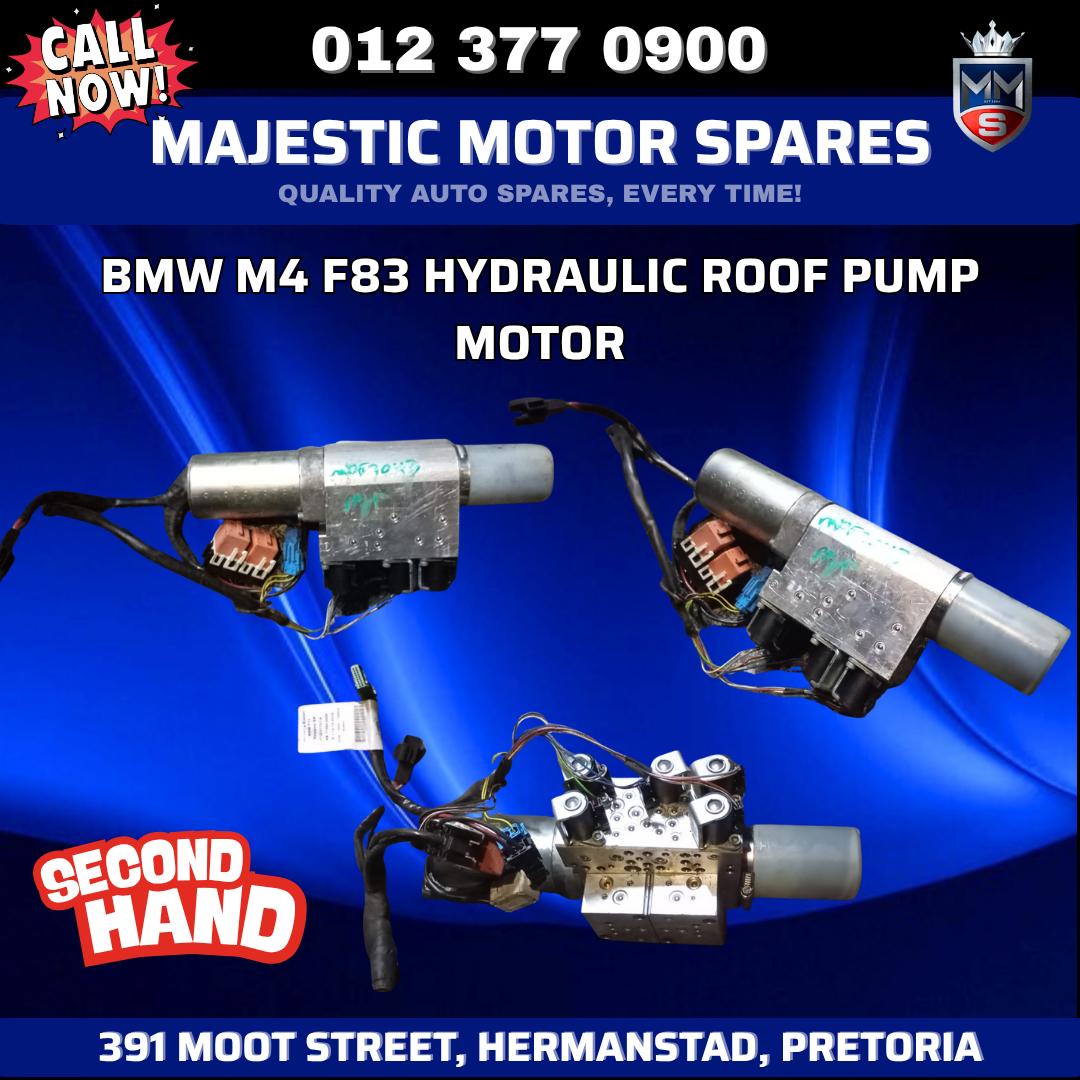 BMW M4 F83 Hydraulic Roof Pump Motor - Private Seller BMW M4 F83 Hydraulic Roof Pump Motor - Private Seller