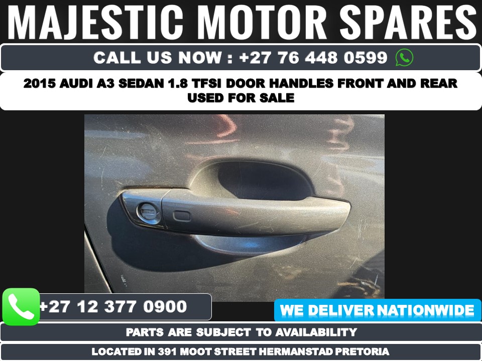 2015 Audi A3 Sedan 1.8 TFSI Door handles – MAJ3160 2015 Audi A3 Sedan 1.8 TFSI Door handles – MAJ3160