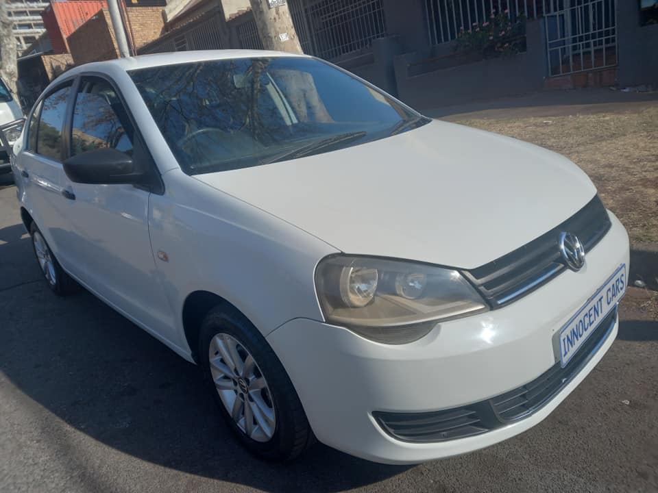 2016 VW POLO VIVO SEDAN 1.4 ENGINE PETROL, MANUAL, WHITE COLOR, MILEAGE 73000KM