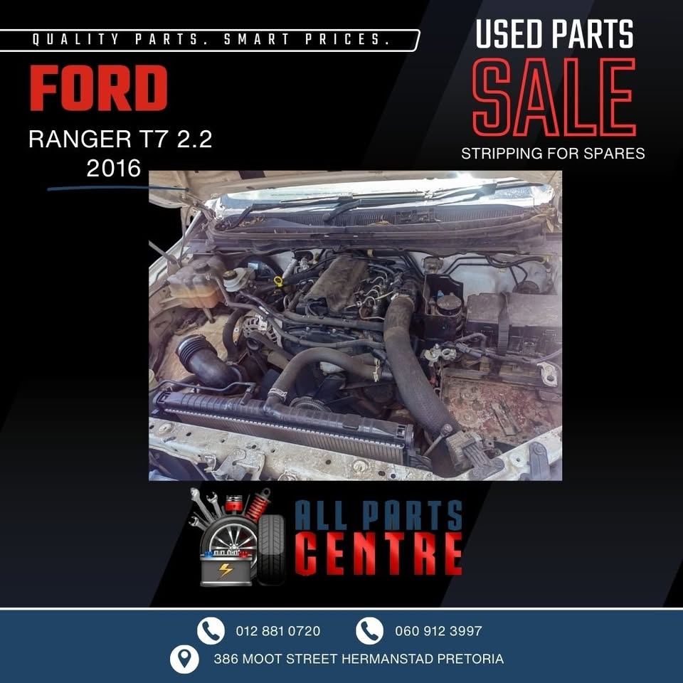 Ford Ranger T7 2.2 2016 manual diesel - Stripping for Spares - Private Seller Ford Ranger T7 2.2 2016 manual diesel - Stripping for Spares - Private Seller