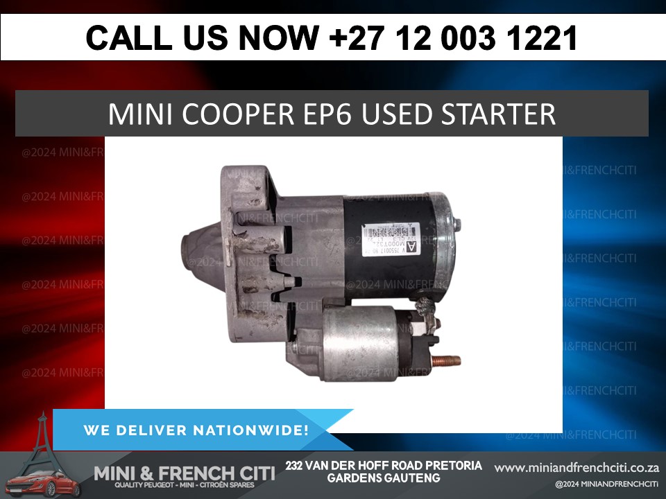 EP6 MINI COOPER STARTER USED FOR SALE - Private Seller EP6 MINI COOPER STARTER USED FOR SALE - Private Seller