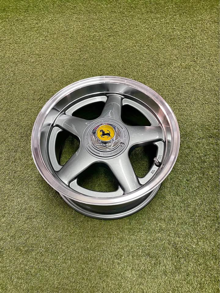 15 INCH FERRARI 5 SPOKE RIM SET - Private Seller