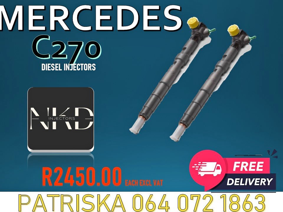 QUALITY DIESEL INJECTORS ,TESTED AND GUARANTEED FOR MERCEDES C270